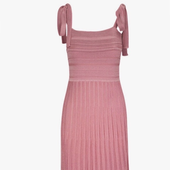 Zimmermann Dusty Rose Knit Maxi Dress